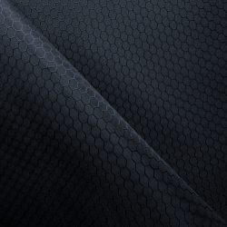 Ткань Оксфорд 300D PU Рип-Стоп СОТЫ, цвет Черный (на отрез)  в Туле