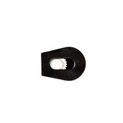 Зажим для шнура 4 мм KL цвет Чёрный + Белый (поштучно)  в Туле
