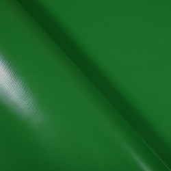 Ткань ПВХ 450 гр/м2, Зелёный (Ширина 160см), на отрез  в Туле