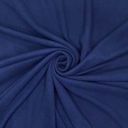 Ткань Флис Односторонний 130 гр/м2,  Темно-синий   в Туле