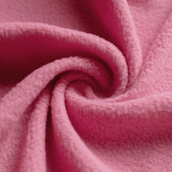 Флис Односторонний 130 гр/м2, цвет Розовый (на отрез)  в Туле