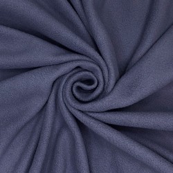 Ткань Флис Односторонний 130 гр/м2, цвет Темно-серый (на отрез)  в Туле