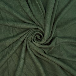 Ткань Флис Односторонний 130 гр/м2, цвет Темный хаки (на отрез)  в Туле