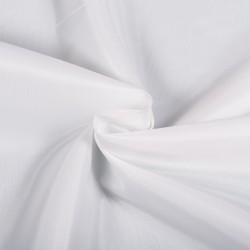 Ткань подкладочная Таффета 190Т, цвет Белый (на отрез)  в Туле