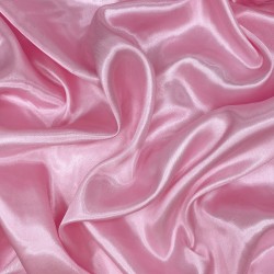 Ткань Атлас-сатин, цвет Розовый (на отрез)  в Туле