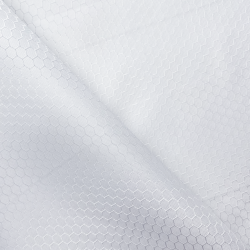 Ткань Оксфорд 300D PU Рип-Стоп СОТЫ, цвет Белый (на отрез)  в Туле