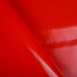 Ткань ПВХ 450 гр/м2, Красный (на отрез)  в Туле