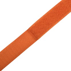 Контактная лента 25мм  Оранжевый (велькро-липучка, на отрез)  в Туле
