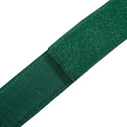 Контактная лента 40мм (38мм) цвет Зелёный (велькро-липучка, на отрез)  в Туле