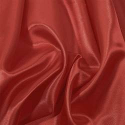 Ткань Атлас-сатин, цвет Красный (на отрез)  в Туле