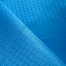 Ткань Оксфорд 300D PU Рип-Стоп СОТЫ, цвет Голубой (на отрез)  в Туле