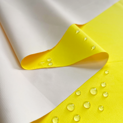 Водонепроницаемая Дышащая Мембранная ткань PU 10'000, цвет Жёлтый (на отрез)  в Туле