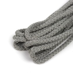 Шнур с сердечником, цвет Серый (плетено-вязанный, плотный)  в Туле