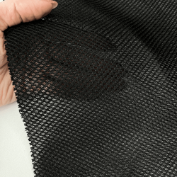 Сетка 3D трехслойная Air mesh 165 гр/м2, цвет Черный (на отрез)  в Туле