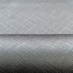 Ткань Блэкаут для штор светозатемняющая 100% &quot;Орнамент Серый&quot; (на отрез)  в Туле