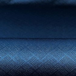 Ткань Блэкаут для штор светозатемняющая 100% &quot;Орнамент Синий&quot; (на отрез)  в Туле